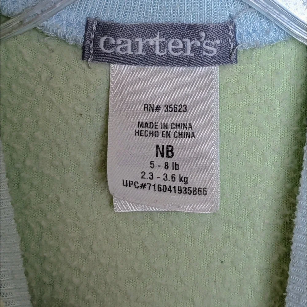 Vintage Carter's Mommy's Little Star Footed Sleeper Pajamas Y2K Baby Newborn